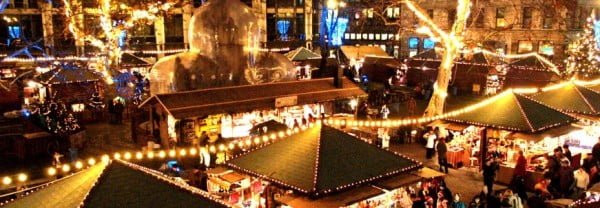 Christmas market at Vörösmarty square opening today