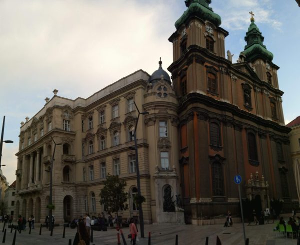 Egyetem square in Budapest (University square)