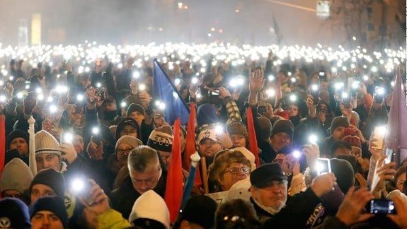 Demonstrations in Budapest