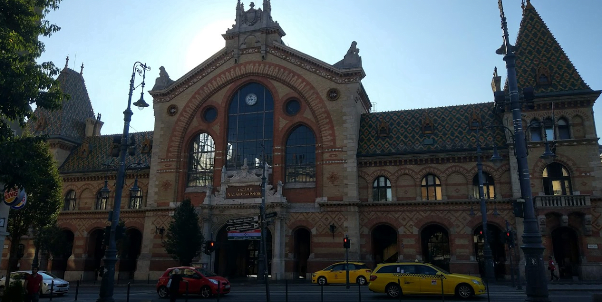 The Grand Market Hall in Budapest